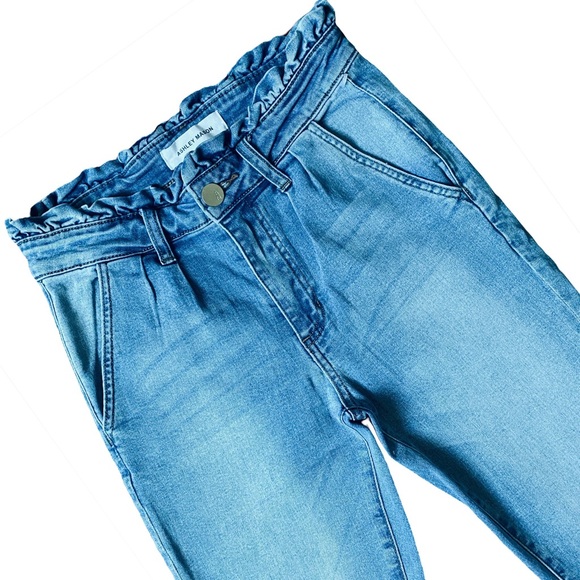 Ashley Mason Classic Slim Fit Skinny Jeans, Classic Blue Jeans, Blue Denim Jeans - Picture 3 of 10